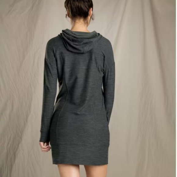 Toad & Co Intermosso hooded sweatshirt dress - Picture 2 of 5